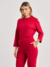 BLUSA MANGA TRES QUARTO MOLETINHO - loja online