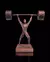Estatueta Atleta de Fisiculturismo