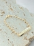 PULSEIRA DE BOLINHAS INFANTIL 14 cm - MELINDROSA RETANGULAR PERSONALIZAVEL
