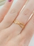 ANEL INFINITO LISO FOLHADO A OURO - comprar online