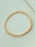 PULSEIRA RIVIERA FECHO DE JOIA FOLHADA A OURO