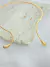 COLAR CHOKER DUAS PONTAS LISO VERNIZ ITALIANO - comprar online