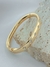 PULSEIRA BRACLETE DOURADO LISO COM PONTOS DE LUZ ENCAPSULADOS VERNIZ ITALIANO