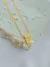 COLAR LIVRAI-ME DE TODO MAL 1,2cm FOLHEADO A OURO 18K