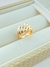 ANEL CROISSANT FOLHADO A OURO