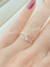 ANEL PRATA 925 4 ZIRCONIAS CRISTAL - comprar online