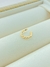 BRINCO PIERCING FAKE TORCIDO FOLHADO A OURO