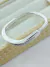 PULSEIRA BRACELETE QUADRADO CRAVEJADO RODIO BRANCO - comprar online