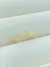 ANEL ZIRCONIA BRANCA EM V FOLHADO A OURO