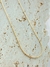 COLAR CHOKER CORDÃO BAIANO FOLHADO A OURO