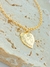 PULSEIRA CORAÇÃO COM MENINA E ESCRITA MAMÃE FOLHADO A OURO - comprar online