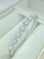 PULSEIRA BRACELETE INSPIRAÇÃO ALTA JOALHERIA RODIO BRANCO
