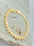 PULSEIRA TRABALHADA FECHO DE JOIA FOLHADO A OURO