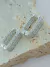 BRINCO ARGOLA TRABALHADA TEXTURIZADA RODIO BRANCO