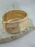 PULSEIRA BRACELETE ACETINADO FOLHADO A OURO