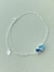 PULSEIRA PRATA 925 COM ZIRCONIAS AZUIS