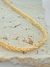 COLAR CHOKER TRANÇADO COM BOLINHAS FOLHADO A OURO - comprar online