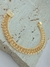 PULSEIRA DOURADA COM MALHA TRABALHADA FOLHADA A OURO/FECHO DE JOIA - comprar online