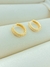 BRINCO ARGOLA DE CLICK 16MM FOLHADO A OURO