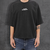 REMERA BOXY FIT SENSORY - Negra