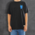 REMERA OVERSIZE POTTERY - Negra - comprar online