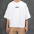 REMERA BOXY FIT SENSORY - Blanca