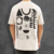 REMERA OVERSIZE SCRIBBLE - Beige