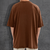 REMERA OVERSIZE BASICA - Marron - comprar online