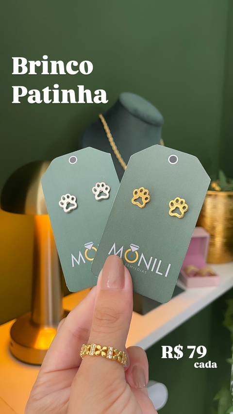 Brinco Patinha vazada