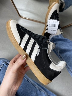 SAMBA EM COURO BLACK/ BEGE - comprar online