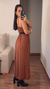 VESTIDO MIDI LUIZA (MARROM) na internet