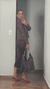 VESTIDO MIDI AMY (MARROM) na internet
