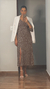 Imagem do VESTIDO MIDI LUCIANA (POA OFF FUNDO MARROM)