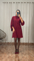 Imagem do VESTIDO CURTO EVASE (BORGONHA)