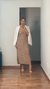 Imagem do VESTIDO MIDI HAILEY (POA OFF FUNDO MARROM)