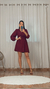 VESTIDO CURTO GABRIELA (BORDO) - loja online