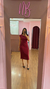 Imagem do VESTIDO DRAPEADO (BORGONHA)