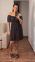 VESTIDO CURTO SAMY (FLORAL FUNDO PRETO) - loja online