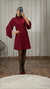 Imagem do VESTIDO CURTO EVASE (BORGONHA)