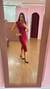 VESTIDO DRAPEADO (BORGONHA) - loja online