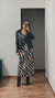VESTIDO MIDI MARI (ZEBRADO) - Nana Banana