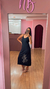 VESTIDO MIDI (PRETO COM DETALHE BORDADO OFF) - Nana Banana