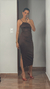 VESTIDO MIDI AMY (MARROM) - comprar online
