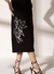 VESTIDO MIDI (PRETO COM DETALHE BORDADO OFF)