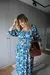 VESTIDO MIDI MONICA (FLORAL FUNDO AZUL) - loja online