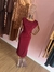 VESTIDO DRAPEADO (BORGONHA)