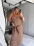 Imagem do VESTIDO MIDI HAILEY (POA OFF FUNDO MARROM)