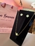 CONJUNTO TREVO OFF (BRINCO COD89 + COLAR COD92) - Nana Banana
