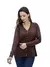 CARDIGAN MODAL BASICO COM BOTOES MARROM