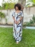 VESTIDO RAINARA - BRANCO / PRETO - Petallas Boutique